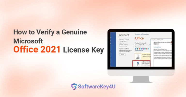How to Verify a Genuine Microsoft Office 2021 License Key